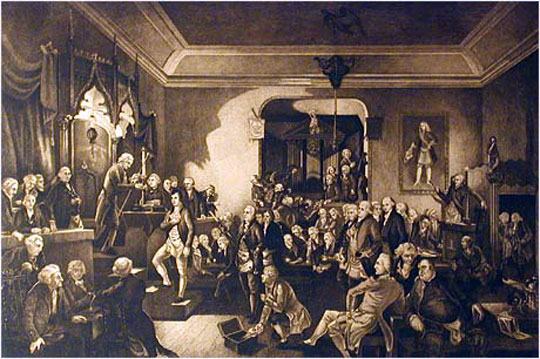 Inauguration of Robert Burns as Poet Laureate