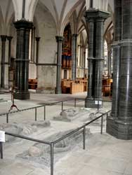 Effigies in the Temple Church in London